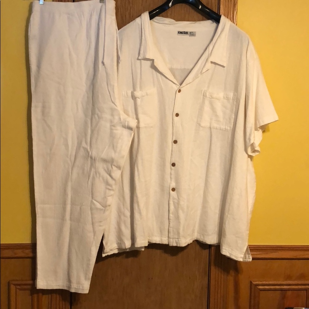 White Linen Suit